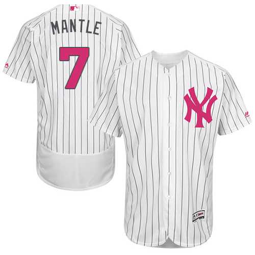 New York Yankees #7 Mickey Mantle White Mother's Day Flexbase Stitched Jersey DingZhi,We sell and wholesale New York Yankees #7 Mickey Mantle White Mother's Day Flexbase Stitched Jersey DingZhi on line form chian!