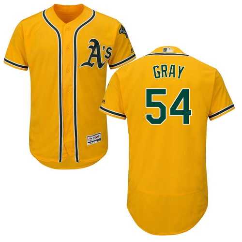 Oakland Athletics #54 Sonny Gray Yellow Flexbase Stitched Jersey DingZhi,We sell and wholesale Oakland Athletics #54 Sonny Gray Yellow Flexbase Stitched Jersey DingZhi on line form chian!