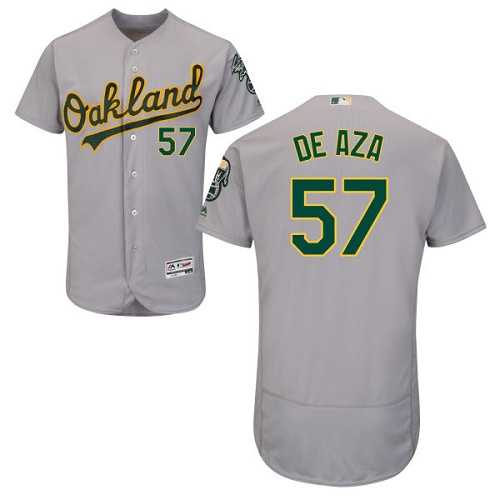 Oakland Athletics #57 Alejandro De Aza Gray Flexbase Stitched Jersey DingZhi,We sell and wholesale Oakland Athletics #57 Alejandro De Aza Gray Flexbase Stitched Jersey DingZhi on line form chian!