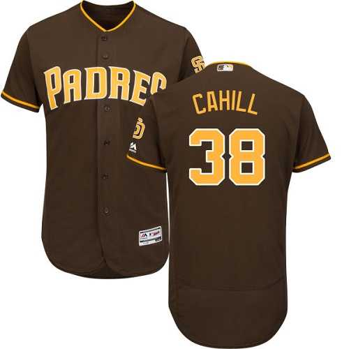 San Diego Padres #38 Trevor Cahill Brown Flexbase Stitched Jersey DingZhi,We sell and wholesale San Diego Padres #38 Trevor Cahill Brown Flexbase Stitched Jersey DingZhi on line form chian!