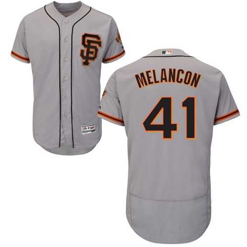 San Francisco Giants #41 Mark Melancon Gray Road 2 Flexbase Stitched Jersey DingZhi,We sell and wholesale San Francisco Giants #41 Mark Melancon Gray Road 2 Flexbase Stitched Jersey DingZhi on line form chian!