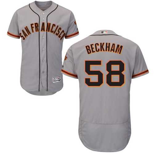San Francisco Giants #58 Gordon Beckham Gray Flexbase Stitched Jersey DingZhi,We sell and wholesale San Francisco Giants #58 Gordon Beckham Gray Flexbase Stitched Jersey DingZhi on line form chian!