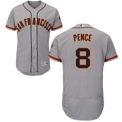 San Francisco Giants #8 Hunter Pence Gray Flexbase Stitched Jersey DingZhi,We sell and wholesale San Francisco Giants #8 Hunter Pence Gray Flexbase Stitched Jersey DingZhi on line form chian!