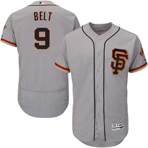 San Francisco Giants #9 Brandon Belt Gray Road 2 Flexbase Stitched Jersey DingZhi,We sell and wholesale San Francisco Giants #9 Brandon Belt Gray Road 2 Flexbase Stitched Jersey DingZhi on line form chian!