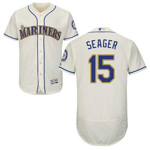 Seattle Mariners #15 Kyle Seager Cream Flexbase Stitched Jersey DingZhi,We sell and wholesale Seattle Mariners #15 Kyle Seager Cream Flexbase Stitched Jersey DingZhi on line form chian!