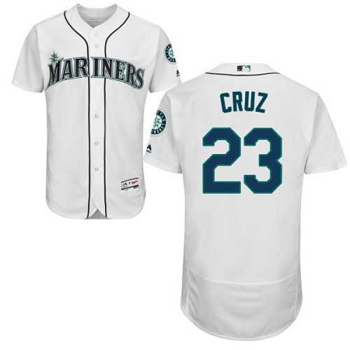 Seattle Mariners #23 Nelson Cruz White Flexbase Stitched Jersey DingZhi,We sell and wholesale Seattle Mariners #23 Nelson Cruz White Flexbase Stitched Jersey DingZhi on line form chian!