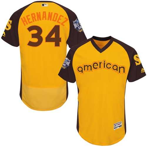 Seattle Mariners #34 Felix Hernandez Yellow 2016 MLB All Star Game Flexbase Batting Practice Player Stitched Jersey DingZhi,We sell and wholesale Seattle Mariners #34 Felix Hernandez Yellow 2016 MLB All Star Game Flexbase Batting Practice Player Stitched Jersey DingZhi on line form chian!