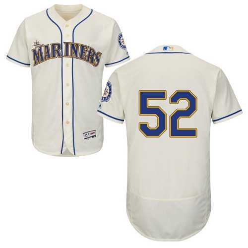 Seattle Mariners #52 Carlos Ruiz Cream Flexbase Stitched Jersey DingZhi,We sell and wholesale Seattle Mariners #52 Carlos Ruiz Cream Flexbase Stitched Jersey DingZhi on line form chian!