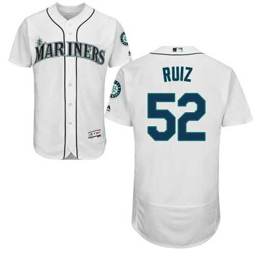 Seattle Mariners #52 Carlos Ruiz White Flexbase Stitched Jersey DingZhi,We sell and wholesale Seattle Mariners #52 Carlos Ruiz White Flexbase Stitched Jersey DingZhi on line form chian!