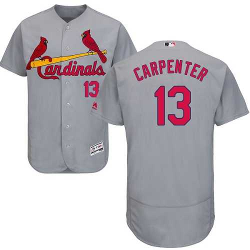 St. Louis Cardinals #13 Matt Carpenter Gray Flexbase Stitched Jersey DingZhi,We sell and wholesale St. Louis Cardinals #13 Matt Carpenter Gray Flexbase Stitched Jersey DingZhi on line form chian!