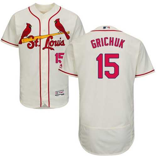 St. Louis Cardinals #15 Randal Grichuk Cream Flexbase Stitched Jersey DingZhi,We sell and wholesale St. Louis Cardinals #15 Randal Grichuk Cream Flexbase Stitched Jersey DingZhi on line form chian!