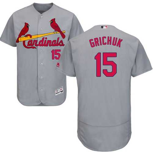 St. Louis Cardinals #15 Randal Grichuk Gray Flexbase Stitched Jersey DingZhi,We sell and wholesale St. Louis Cardinals #15 Randal Grichuk Gray Flexbase Stitched Jersey DingZhi on line form chian!