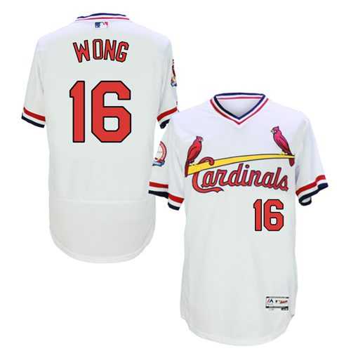 St. Louis Cardinals #16 Kolten Wong White 1985 Throwback Flexbase Stitched Jersey DingZhi,We sell and wholesale St. Louis Cardinals #16 Kolten Wong White 1985 Throwback Flexbase Stitched Jersey DingZhi on line form chian!