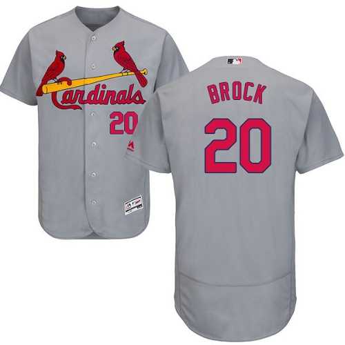 St. Louis Cardinals #20 Lou Brock Gray Flexbase Stitched Jersey DingZhi,We sell and wholesale St. Louis Cardinals #20 Lou Brock Gray Flexbase Stitched Jersey DingZhi on line form chian!