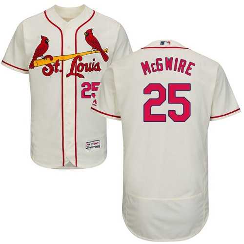 St. Louis Cardinals #25 Mark McGwire Cream Flexbase Stitched Jersey DingZhi,We sell and wholesale St. Louis Cardinals #25 Mark McGwire Cream Flexbase Stitched Jersey DingZhi on line form chian!