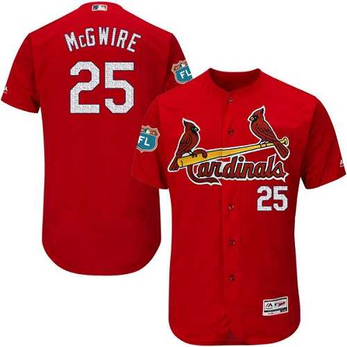 St. Louis Cardinals #25 Mark McGwire Red 2017 Spring Training Flexbase Stitched Jersey DingZhi,We sell and wholesale St. Louis Cardinals #25 Mark McGwire Red 2017 Spring Training Flexbase Stitched Jersey DingZhi on line form chian!