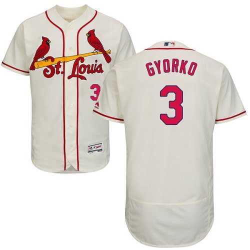 St. Louis Cardinals #3 Jedd Gyorko Cream Flexbase Stitched Jersey DingZhi,We sell and wholesale St. Louis Cardinals #3 Jedd Gyorko Cream Flexbase Stitched Jersey DingZhi on line form chian!
