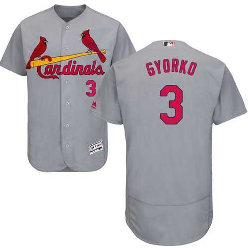 St. Louis Cardinals #3 Jedd Gyorko Gray Flexbase Stitched Jersey DingZhi,We sell and wholesale St. Louis Cardinals #3 Jedd Gyorko Gray Flexbase Stitched Jersey DingZhi on line form chian!