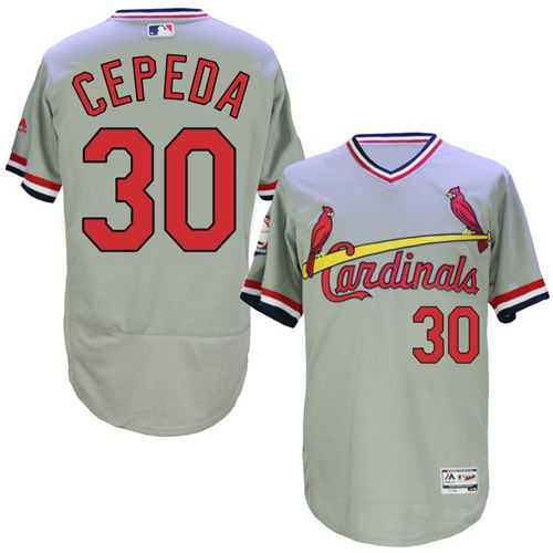 St. Louis Cardinals #30 Orlando Cepeda Gray 1978 Turn Back The Clock Flexbase Stitched Jersey DingZhi,We sell and wholesale St. Louis Cardinals #30 Orlando Cepeda Gray 1978 Turn Back The Clock Flexbase Stitched Jersey DingZhi on line form chian!