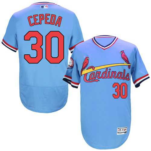 St. Louis Cardinals #30 Orlando Cepeda Light Blue Cooperstown Collection Flexbase Stitched Jersey DingZhi,We sell and wholesale St. Louis Cardinals #30 Orlando Cepeda Light Blue Cooperstown Collection Flexbase Stitched Jersey DingZhi on line form chian!