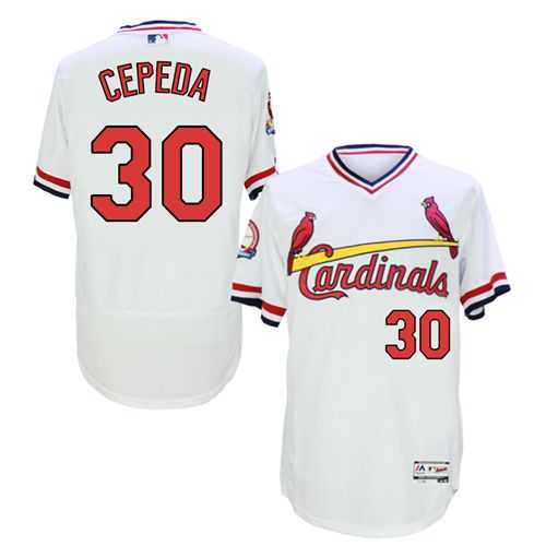 St. Louis Cardinals #30 Orlando Cepeda White 1985 Throwback Flexbase Stitched Jersey DingZhi,We sell and wholesale St. Louis Cardinals #30 Orlando Cepeda White 1985 Throwback Flexbase Stitched Jersey DingZhi on line form chian!
