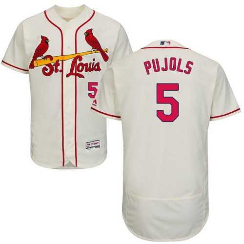 St. Louis Cardinals #5 Albert Pujols Cream Flexbase Stitched Jersey DingZhi,We sell and wholesale St. Louis Cardinals #5 Albert Pujols Cream Flexbase Stitched Jersey DingZhi on line form chian!