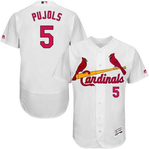 St. Louis Cardinals #5 Albert Pujols White Flexbase Stitched Jersey DingZhi,We sell and wholesale St. Louis Cardinals #5 Albert Pujols White Flexbase Stitched Jersey DingZhi on line form chian!