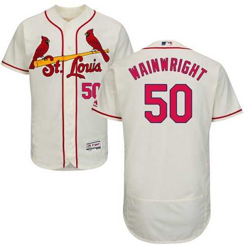 St. Louis Cardinals #50 Adam Wainwright Cream Flexbase Stitched Jersey DingZhi,We sell and wholesale St. Louis Cardinals #50 Adam Wainwright Cream Flexbase Stitched Jersey DingZhi on line form chian!