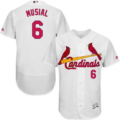 St. Louis Cardinals #6 Stan Musial White Flexbase Stitched Jersey DingZhi,We sell and wholesale St. Louis Cardinals #6 Stan Musial White Flexbase Stitched Jersey DingZhi on line form chian!