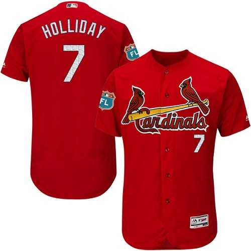 St. Louis Cardinals #7 Matt Holliday Red 2017 Spring Training Flexbase Stitched Jersey DingZhi,We sell and wholesale St. Louis Cardinals #7 Matt Holliday Red 2017 Spring Training Flexbase Stitched Jersey DingZhi on line form chian!