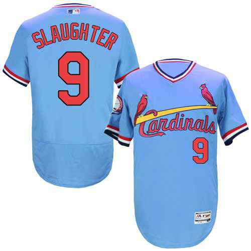 St. Louis Cardinals #9 Enos Slaughter Light Blue Cooperstown Collection Flexbase Stitched Jersey DingZhi,We sell and wholesale St. Louis Cardinals #9 Enos Slaughter Light Blue Cooperstown Collection Flexbase Stitched Jersey DingZhi on line form chian!