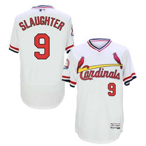 St. Louis Cardinals #9 Enos Slaughter White 1985 Throwback Flexbase Stitched Jersey DingZhi,We sell and wholesale St. Louis Cardinals #9 Enos Slaughter White 1985 Throwback Flexbase Stitched Jersey DingZhi on line form chian!