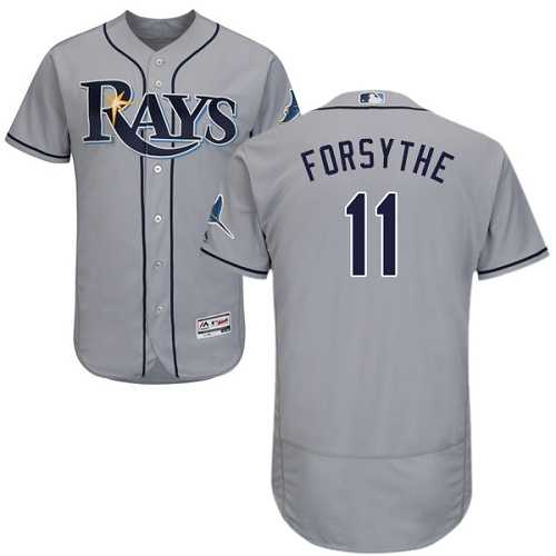 Tampa Bay Rays #11 Logan Forsythe Gray Flexbase Stitched Jersey DingZhi,We sell and wholesale Tampa Bay Rays #11 Logan Forsythe Gray Flexbase Stitched Jersey DingZhi on line form chian!