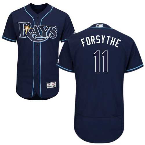 Tampa Bay Rays #11 Logan Forsythe Navy Flexbase Stitched Jersey DingZhi,We sell and wholesale Tampa Bay Rays #11 Logan Forsythe Navy Flexbase Stitched Jersey DingZhi on line form chian!