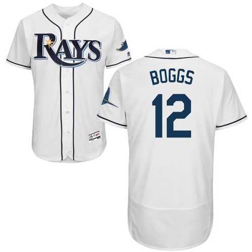 Tampa Bay Rays #12 Wade Boggs White Flexbase Stitched Jersey DingZhi,We sell and wholesale Tampa Bay Rays #12 Wade Boggs White Flexbase Stitched Jersey DingZhi on line form chian!