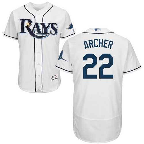 Tampa Bay Rays #22 Chris Archer White Flexbase Stitched Jersey DingZhi,We sell and wholesale Tampa Bay Rays #22 Chris Archer White Flexbase Stitched Jersey DingZhi on line form chian!