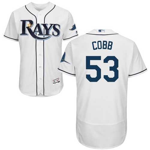 Tampa Bay Rays #53 Alex Cobb White Flexbase Stitched Jersey DingZhi,We sell and wholesale Tampa Bay Rays #53 Alex Cobb White Flexbase Stitched Jersey DingZhi on line form chian!