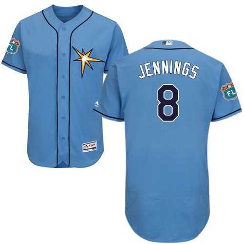 Tampa Bay Rays #8 Desmond Jennings Light Blue Flexbase Stitched Jersey DingZhi,We sell and wholesale Tampa Bay Rays #8 Desmond Jennings Light Blue Flexbase Stitched Jersey DingZhi on line form chian!