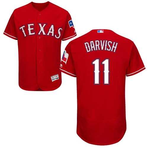 Texas Rangers #11 Yu Darvish Red Flexbase Stitched Jersey DingZhi,We sell and wholesale Texas Rangers #11 Yu Darvish Red Flexbase Stitched Jersey DingZhi on line form chian!