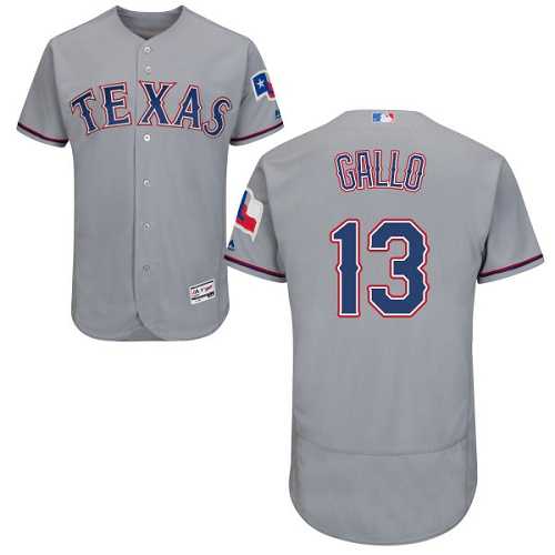 Texas Rangers #13 Joey Gallo Gray Flexbase Stitched Jersey DingZhi,We sell and wholesale Texas Rangers #13 Joey Gallo Gray Flexbase Stitched Jersey DingZhi on line form chian!