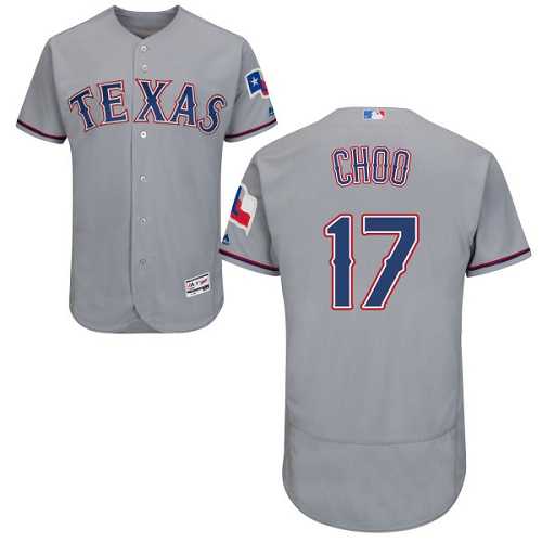 Texas Rangers #17 Shin Soo Choo Gray Flexbase Stitched Jersey DingZhi,We sell and wholesale Texas Rangers #17 Shin Soo Choo Gray Flexbase Stitched Jersey DingZhi on line form chian!