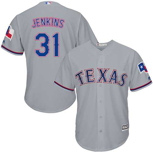 Texas Rangers #31 Eric Jenkins Gray New Cool Base Stitched Jersey DingZhi,We sell and wholesale Texas Rangers #31 Eric Jenkins Gray New Cool Base Stitched Jersey DingZhi on line form chian!