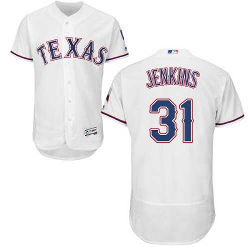 Texas Rangers #31 Eric Jenkins White Flexbase Stitched Jersey DingZhi,We sell and wholesale Texas Rangers #31 Eric Jenkins White Flexbase Stitched Jersey DingZhi on line form chian!