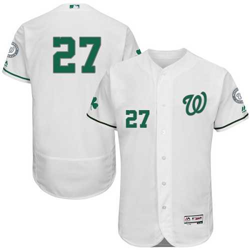 Washington Nationals #27 Shawn Kelley White St. Patrick's Day Flexbase Stitched Jersey DingZhi,We sell and wholesale Washington Nationals #27 Shawn Kelley White St. Patrick's Day Flexbase Stitched Jersey DingZhi on line form chian!