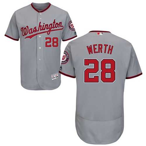 Washington Nationals #28 Jayson Werth Gray Flexbase Stitched Jersey DingZhi,We sell and wholesale Washington Nationals #28 Jayson Werth Gray Flexbase Stitched Jersey DingZhi on line form chian!