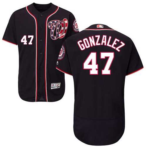Washington Nationals #47 Gio Gonzalez Navy Flexbase Stitched Jersey DingZhi,We sell and wholesale Washington Nationals #47 Gio Gonzalez Navy Flexbase Stitched Jersey DingZhi on line form chian!