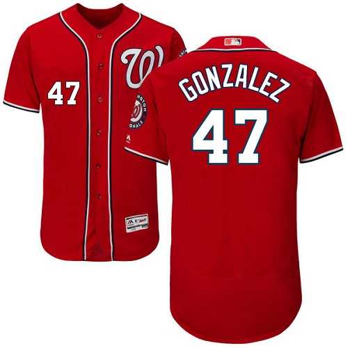 Washington Nationals #47 Gio Gonzalez Red Flexbase Stitched Jersey DingZhi,We sell and wholesale Washington Nationals #47 Gio Gonzalez Red Flexbase Stitched Jersey DingZhi on line form chian!