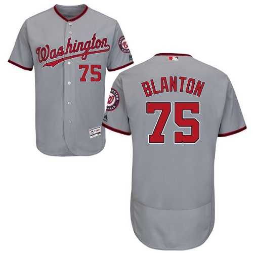 Washington Nationals #75 Joe Blanton Gray Flexbase Stitched Jersey DingZhi,We sell and wholesale Washington Nationals #75 Joe Blanton Gray Flexbase Stitched Jersey DingZhi on line form chian!