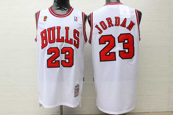 Chicago Bulls #23 Michael Jordan White 1995-96 Champions Hardwood Classics Jersey,We sell and wholesale Chicago Bulls #23 Michael Jordan White 1995-96 Champions Hardwood Classics Jersey on line form chian!