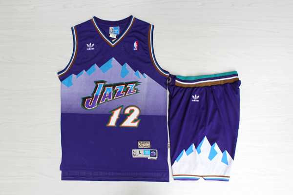 Jazz #12 John Stockton Purple Hardwood Classics Jersey(With Shorts),We sell and wholesale Jazz #12 John Stockton Purple Hardwood Classics Jersey(With Shorts) on line form chian!